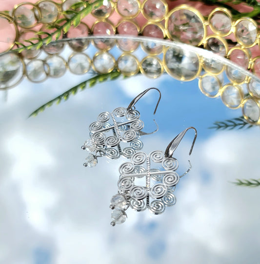 Der Earrings - Hypoallergenic, Czech Beads