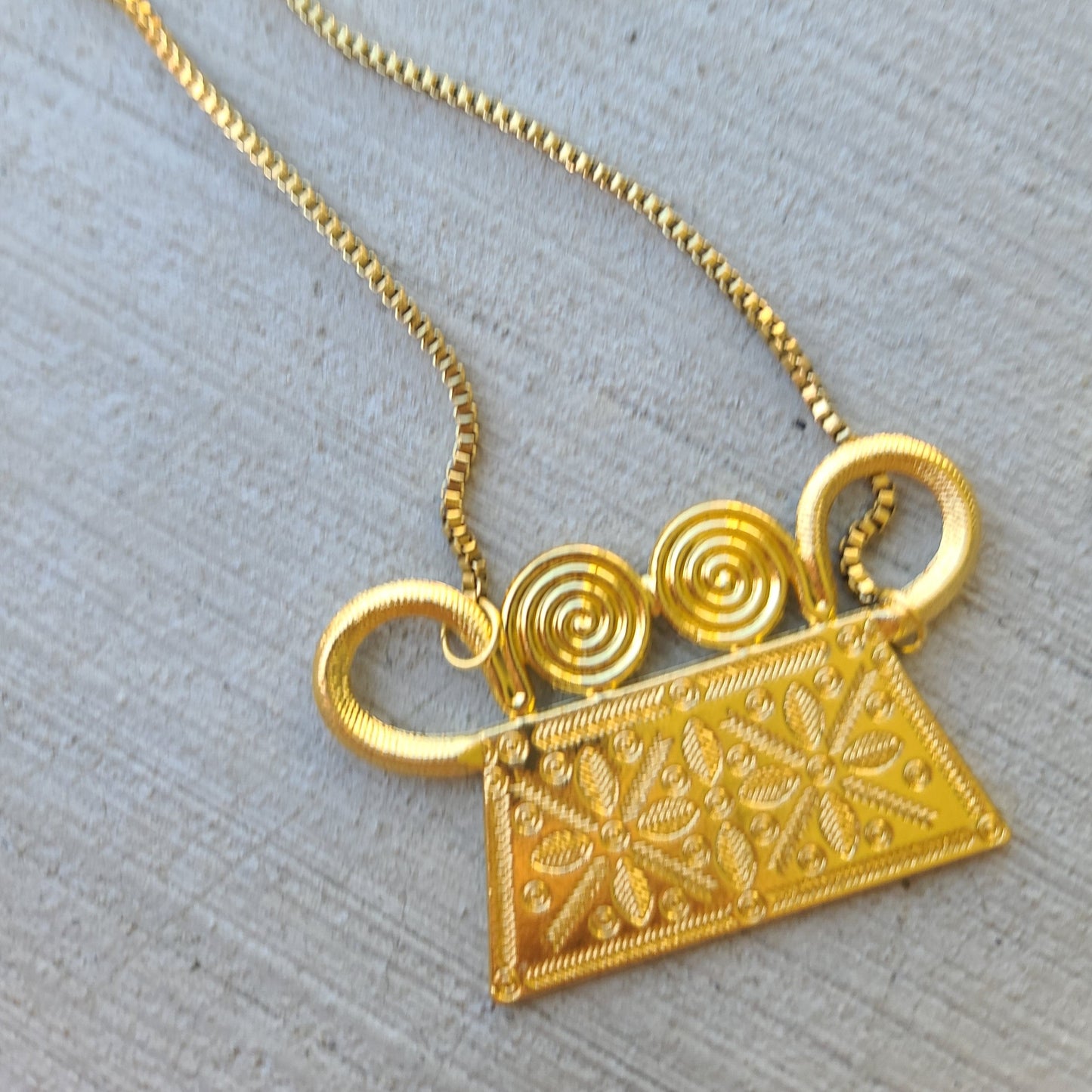 Medium Soul Lock (Gold) Necklace